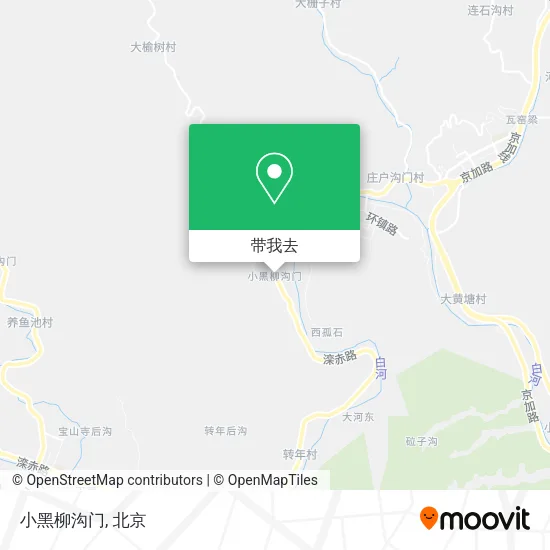 小黑柳沟门地图