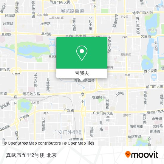 真武庙五里2号楼地图