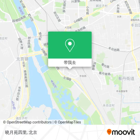 晓月苑四里地图