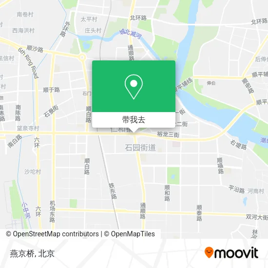 燕京桥地图