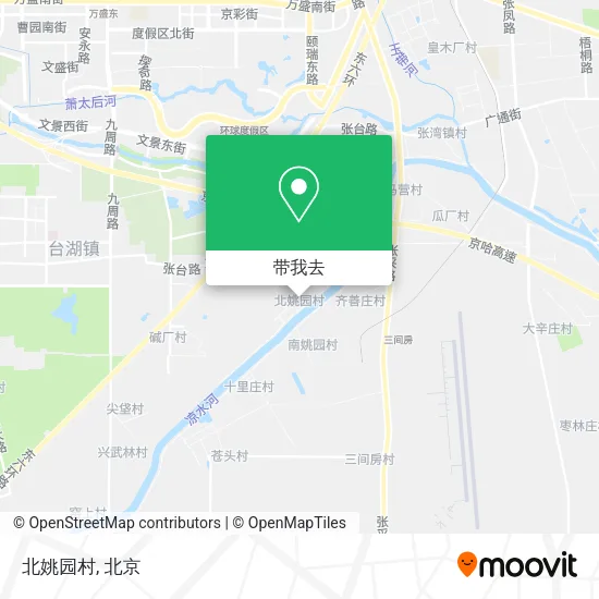 北姚园村地图