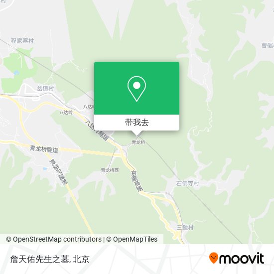 詹天佑先生之墓地图