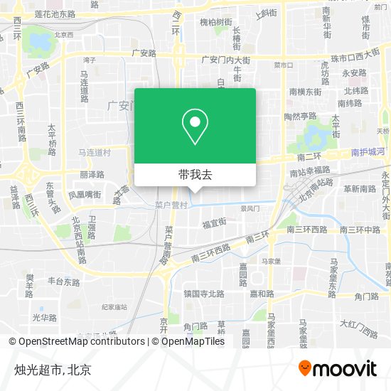 烛光超市地图