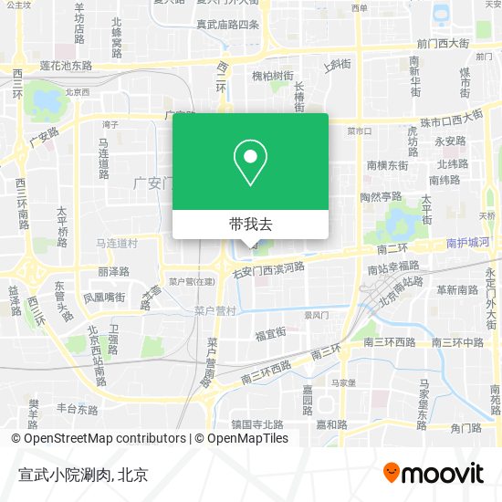 宣武小院涮肉地图
