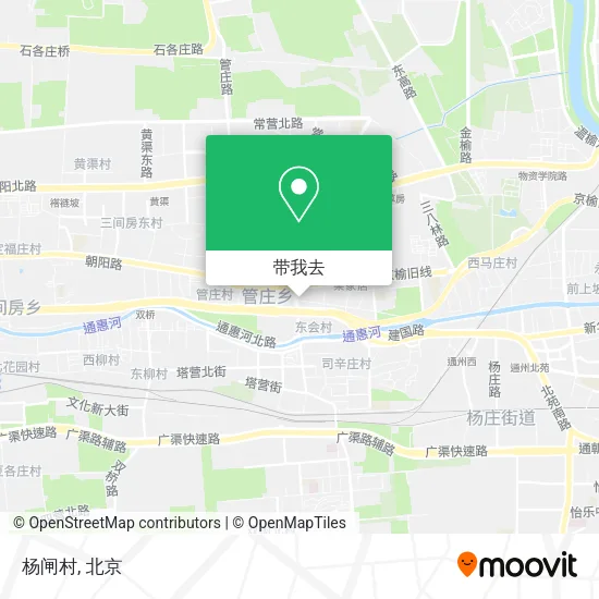 杨闸村地图