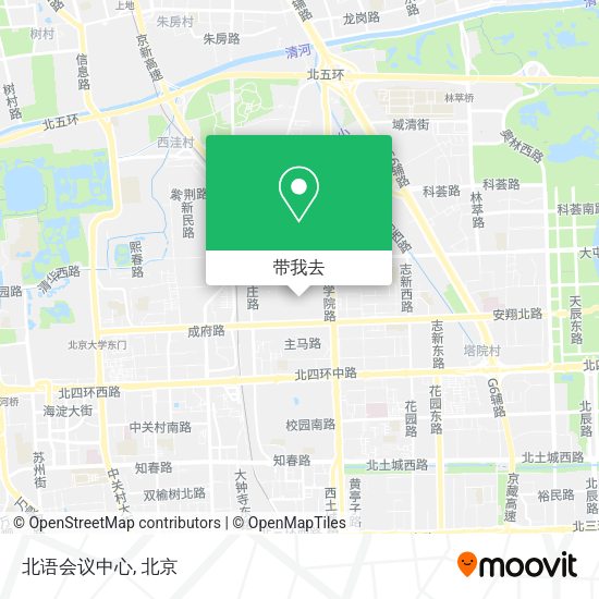 北语会议中心地图
