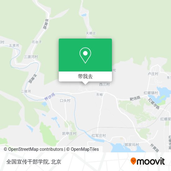 全国宣传干部学院地图
