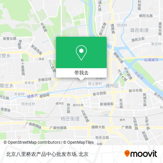 北京八里桥农产品中心批发市场地图