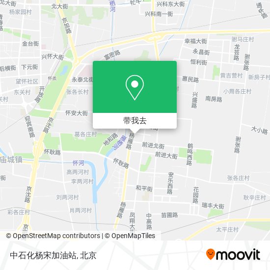 中石化杨宋加油站地图
