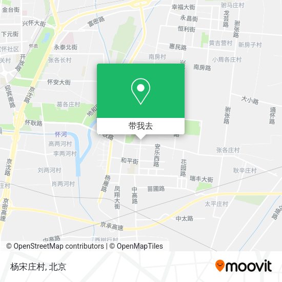 杨宋庄村地图