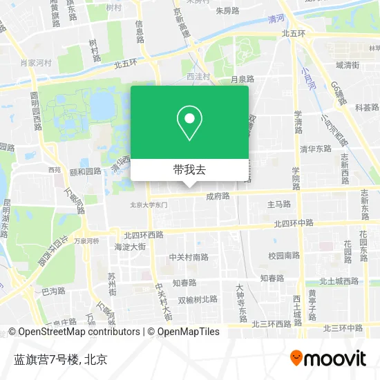 蓝旗营7号楼地图