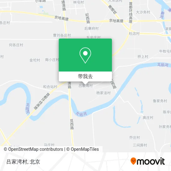 吕家湾村地图