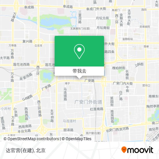达官营(在建)地图