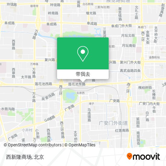 西新隆商场地图