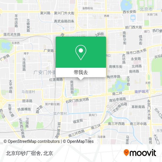 北京印钞厂宿舍地图