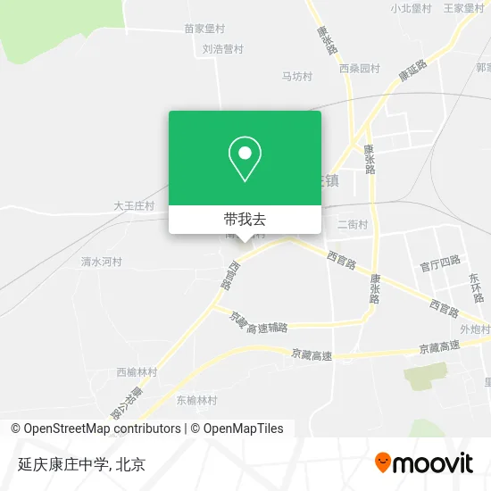 延庆康庄中学地图