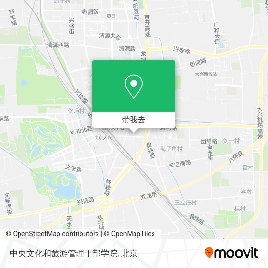 中央文化和旅游管理干部学院地图