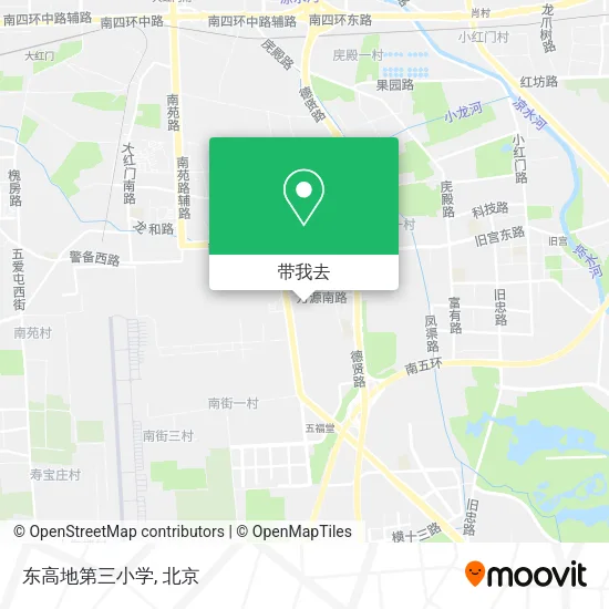 东高地第三小学地图