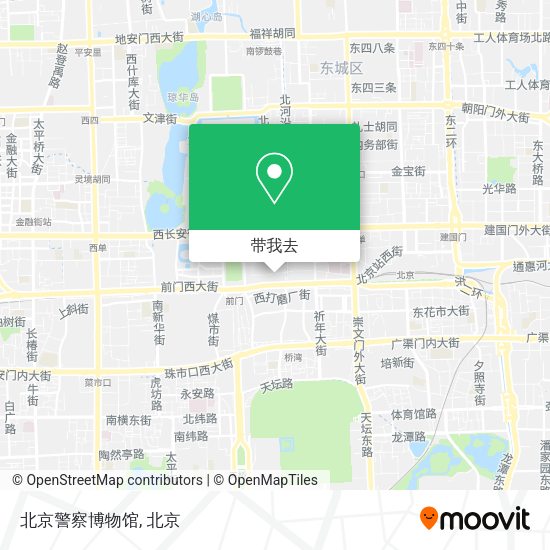 北京警察博物馆地图
