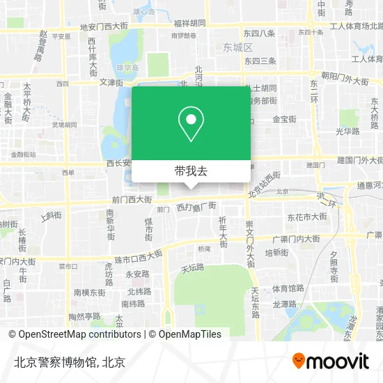 北京警察博物馆地图