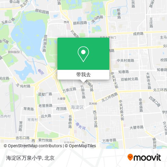 海淀区万泉小学地图