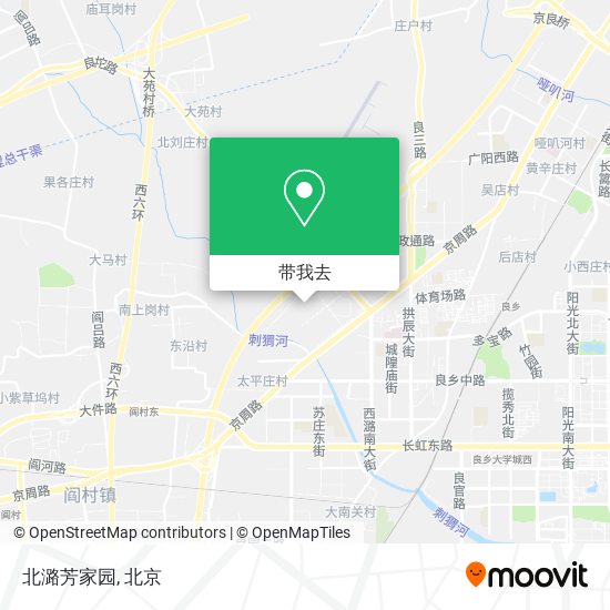 北潞芳家园地图