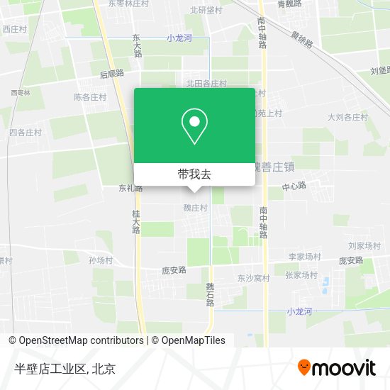 半壁店工业区地图