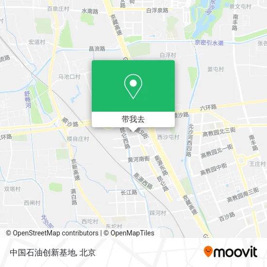 中国石油创新基地地图