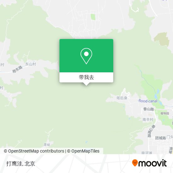 打鹰洼地图