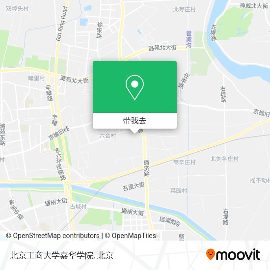北京工商大学嘉华学院地图