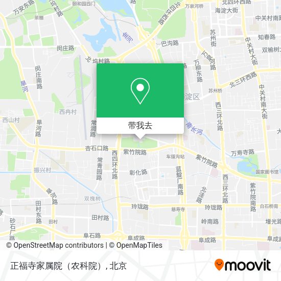 正福寺家属院（农科院）地图