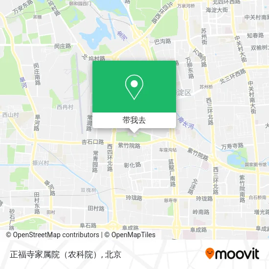 正福寺家属院（农科院）地图