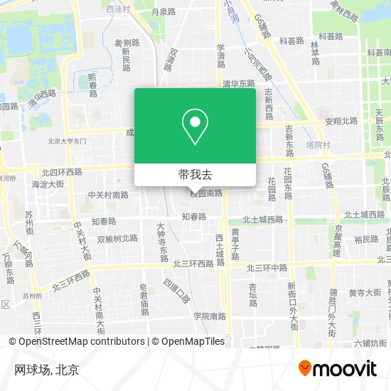 网球场地图