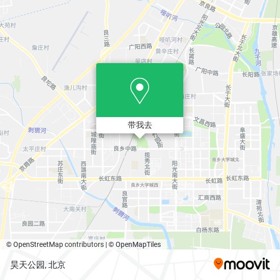 昊天公园地图