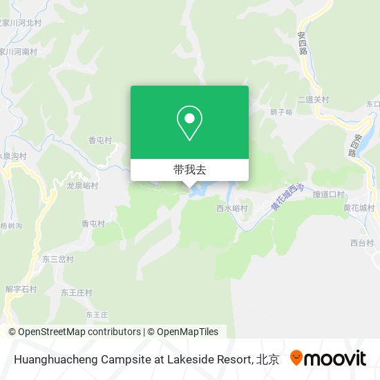 Huanghuacheng Campsite at Lakeside Resort地图