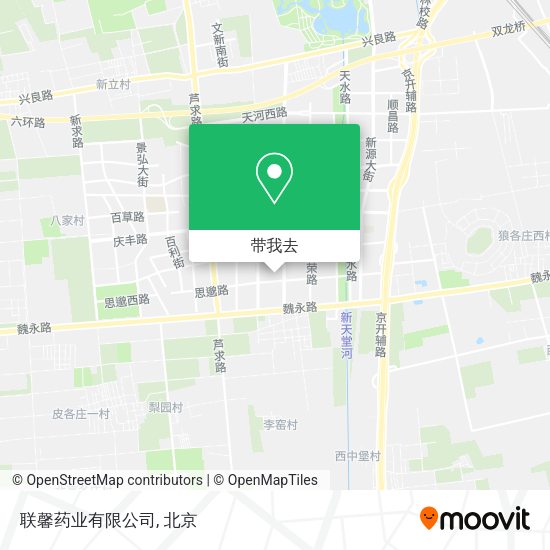 联馨药业有限公司地图