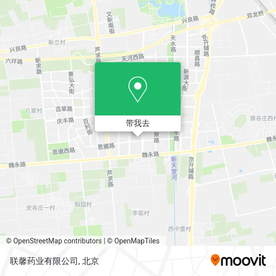 联馨药业有限公司地图