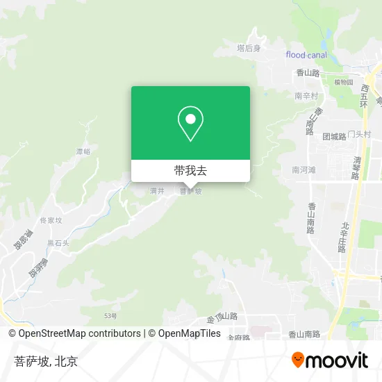 菩萨坡地图