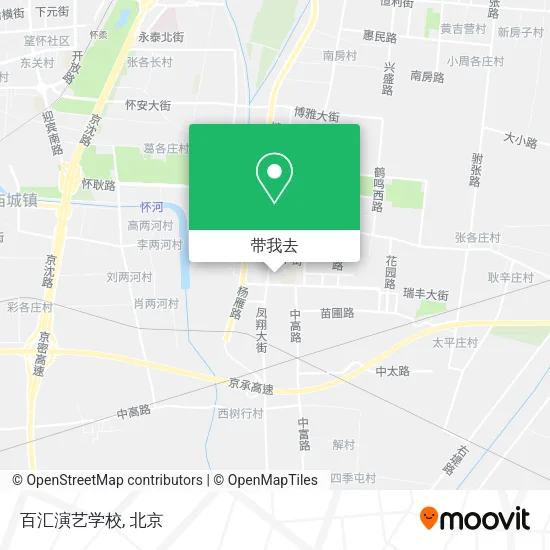 百汇演艺学校地图
