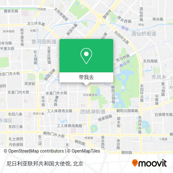 尼日利亚联邦共和国大使馆地图