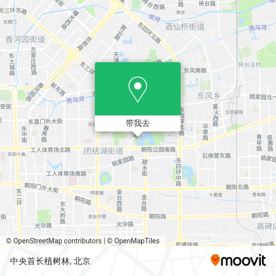 中央首长植树林地图