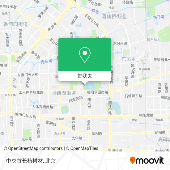 中央首长植树林地图
