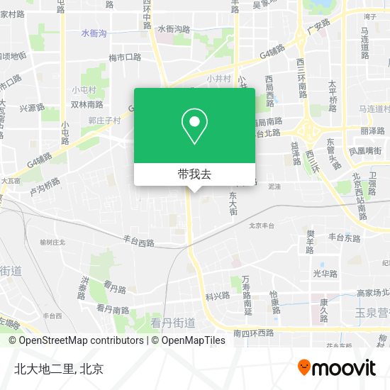 北大地二里地图