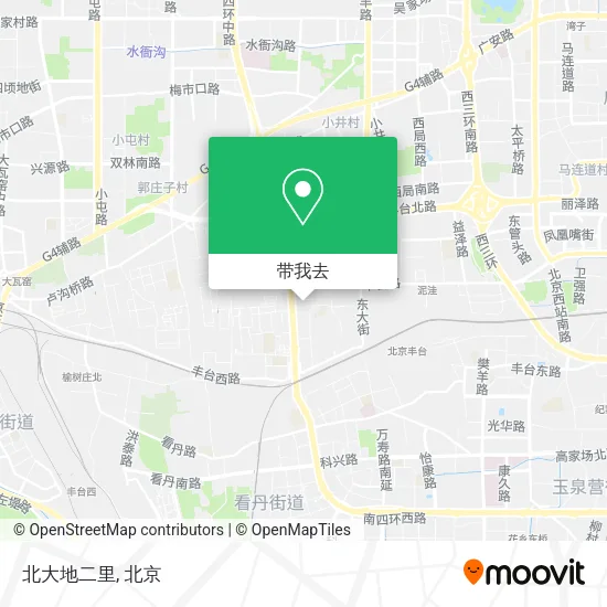 北大地二里地图