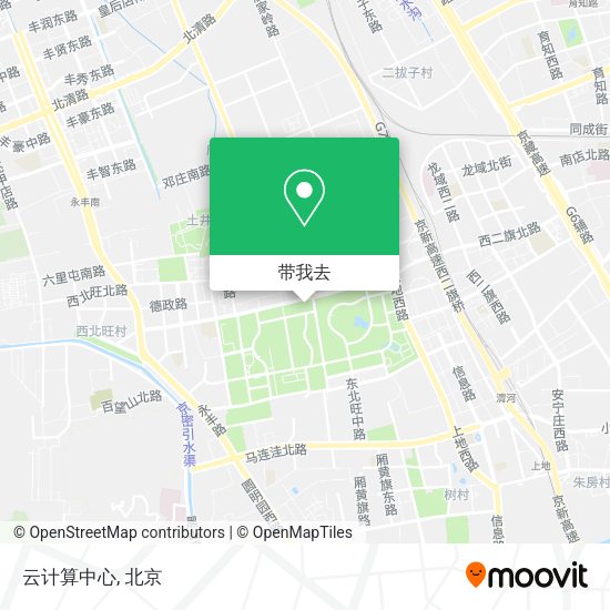 云计算中心地图