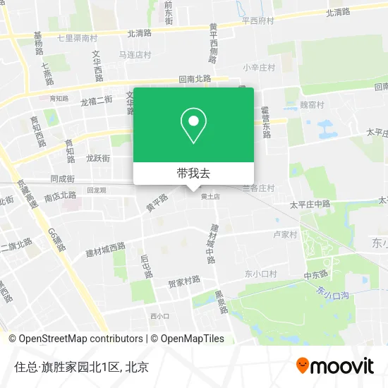 住总·旗胜家园北1区地图