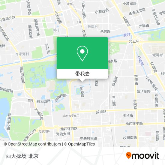 西大操场地图