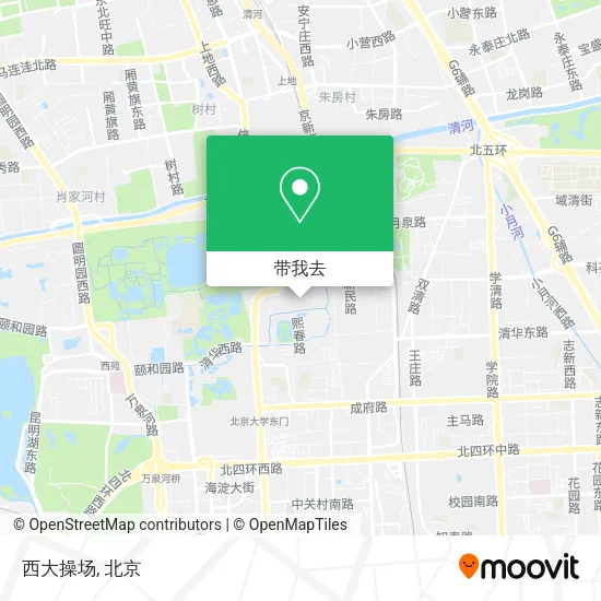 西大操场地图