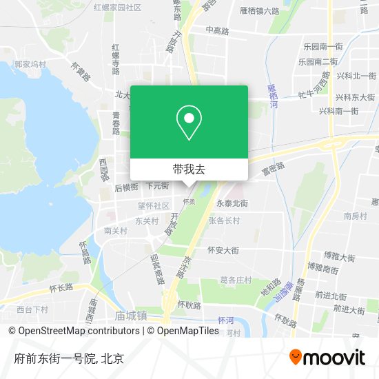 府前东街一号院地图