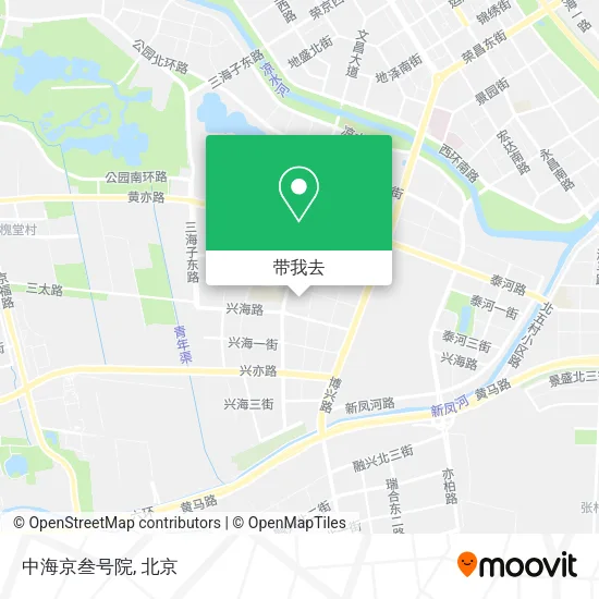 中海京叁号院地图